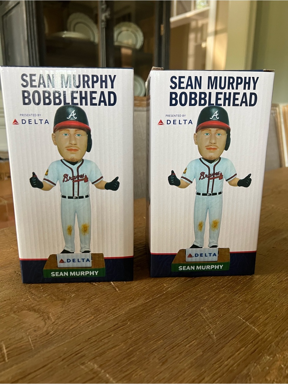 Sean Murphy Bobblehead (Braves) - White, Red, Navy